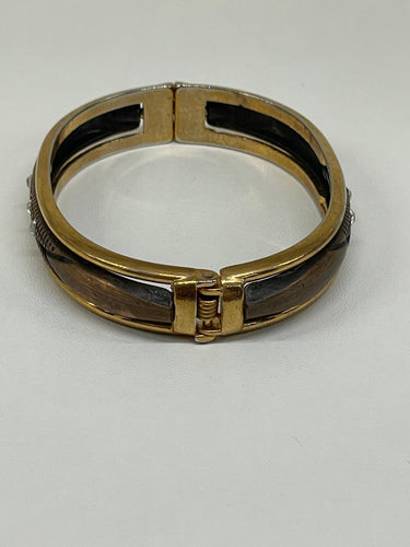 Gold & Brown Clamper Bracelet Bloomers and Frocks